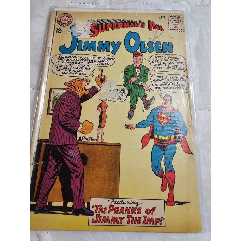 DC Comics Superman Jimmy Olsen & Sgt‎ Rock Vintage Comic Book Lot Collectible